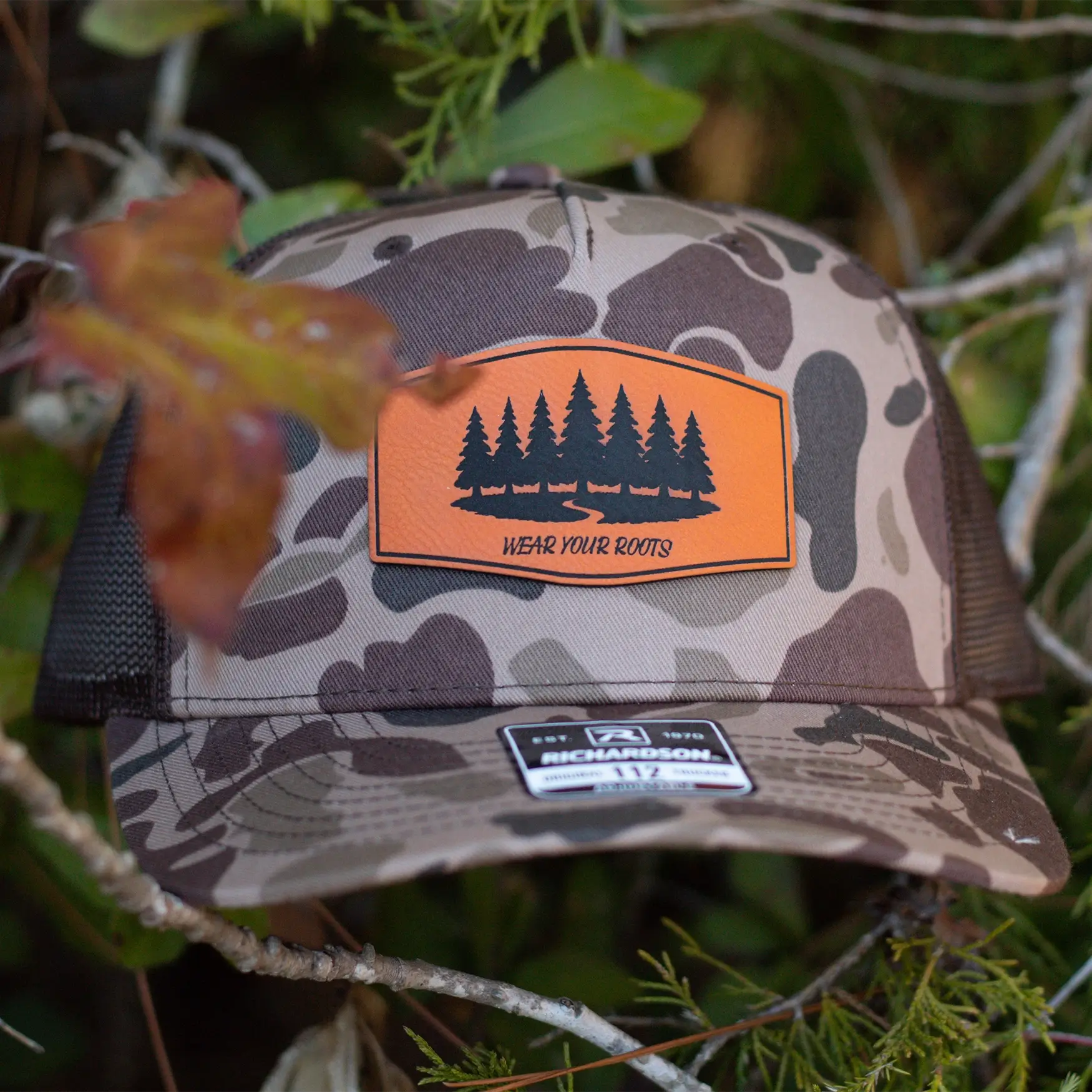 Duck Camo/Brown - Hex Patch