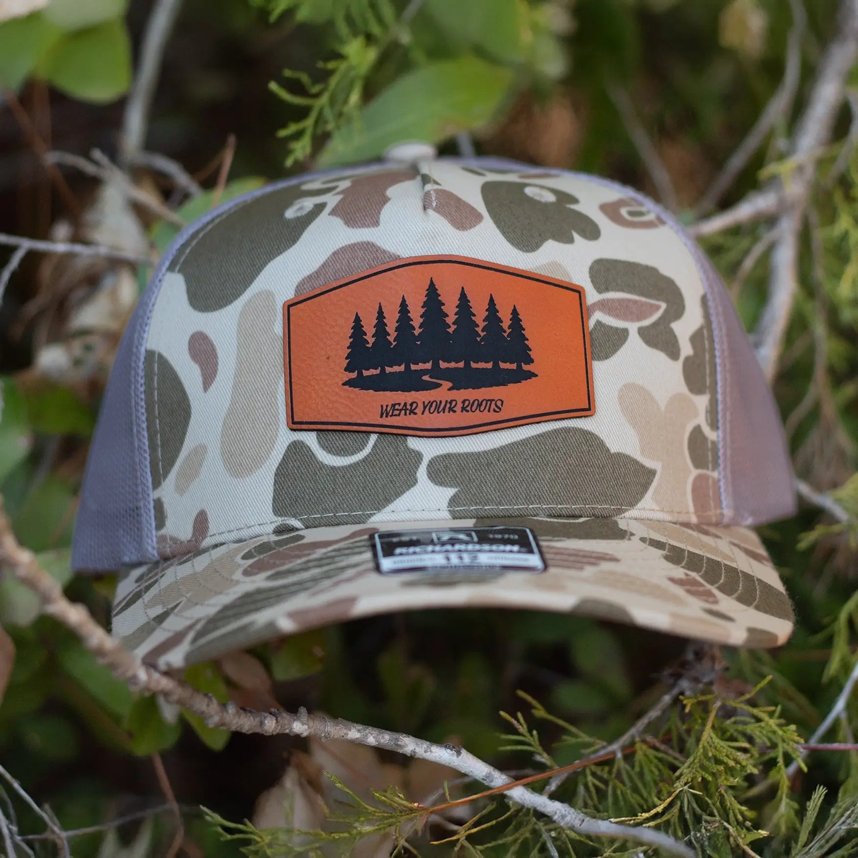 Duck Camo/Light Tan - Hex Patch