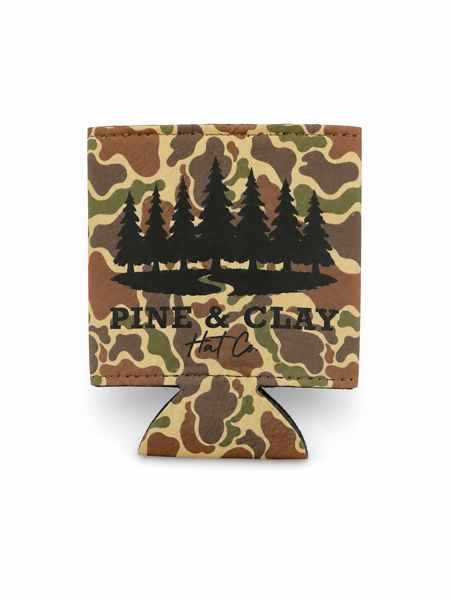 Logo engraved duck camo can duster
