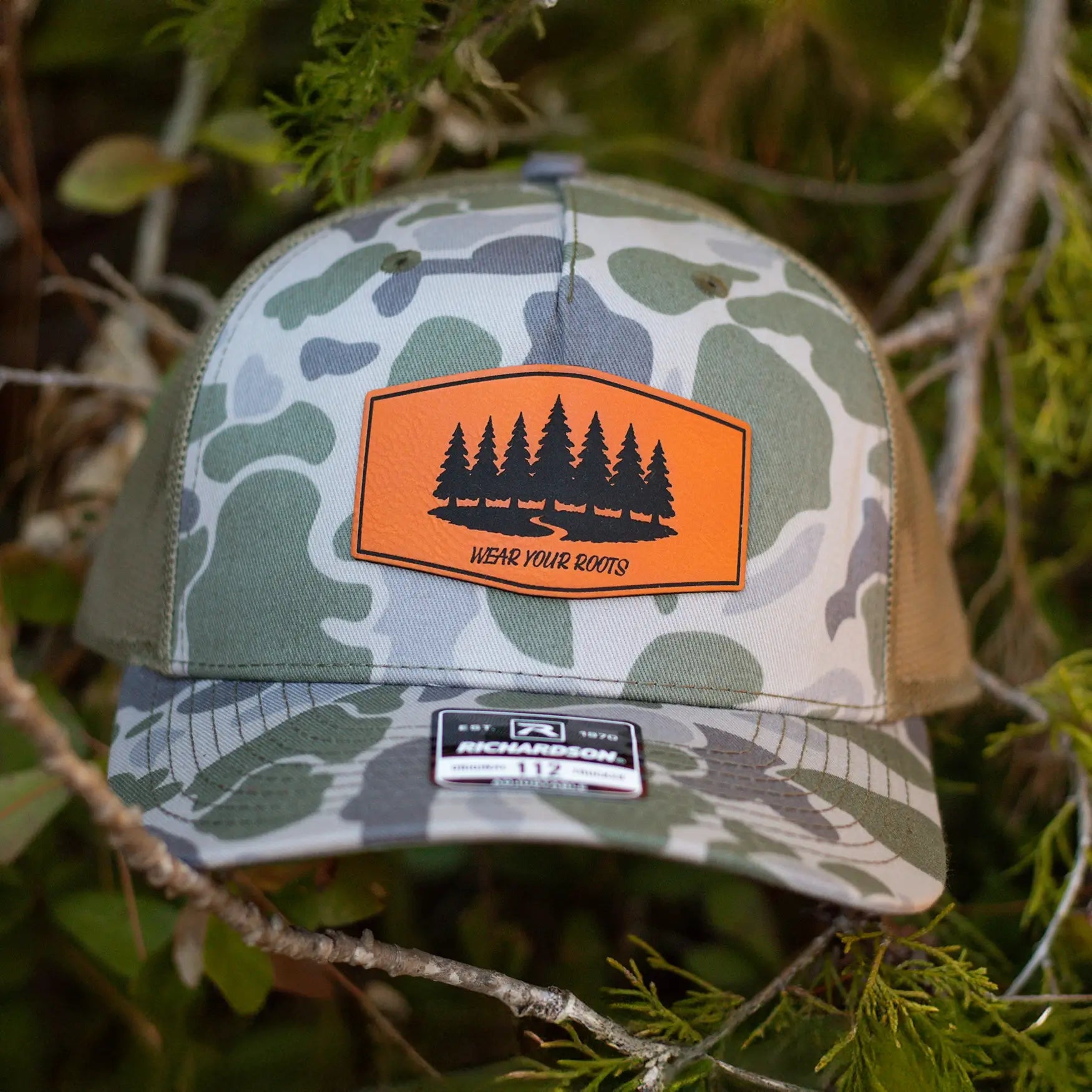 Duck Camo/Loden -  Hex Patch