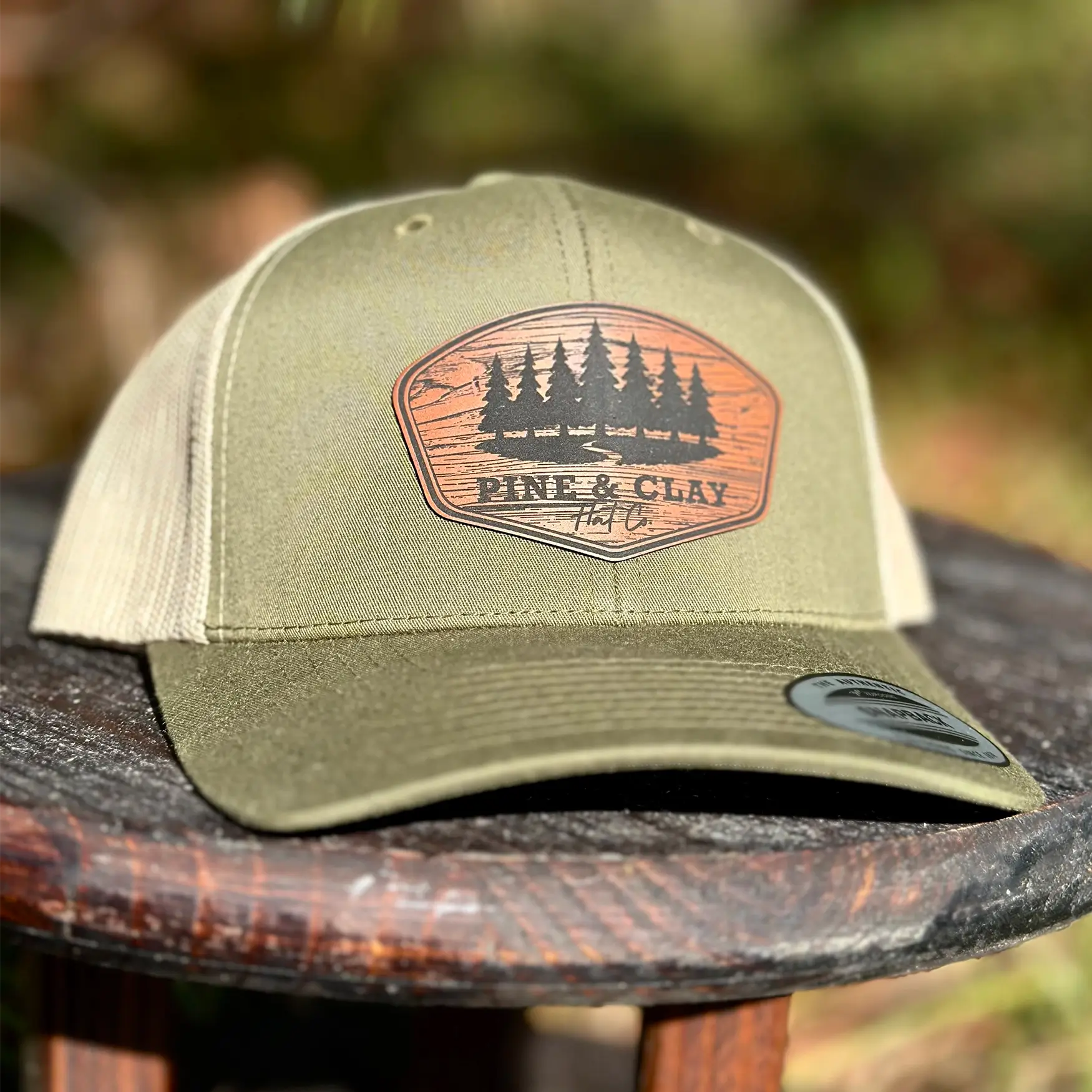 Moss/Khaki - Woodgrain Patch